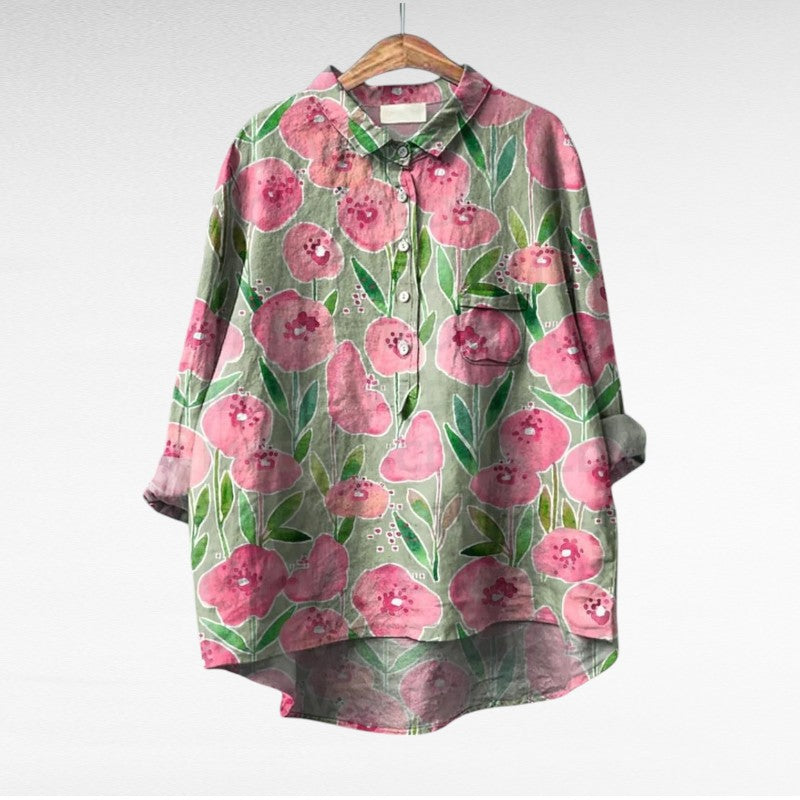 Emily | Elegant Breezy Summer Blouse