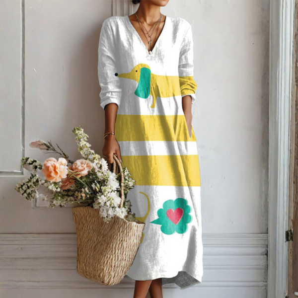 Nancy | Artistic Print Dress
